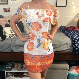 Off the shoulder dress